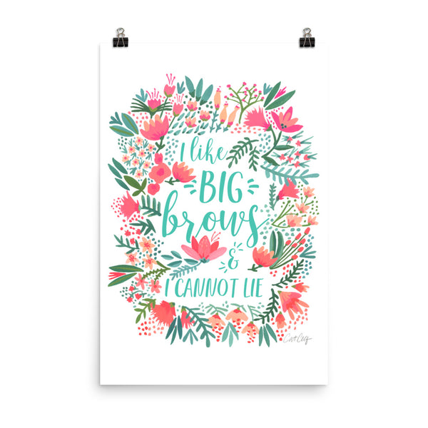 Big Brows – Juicy Palette • Art Print