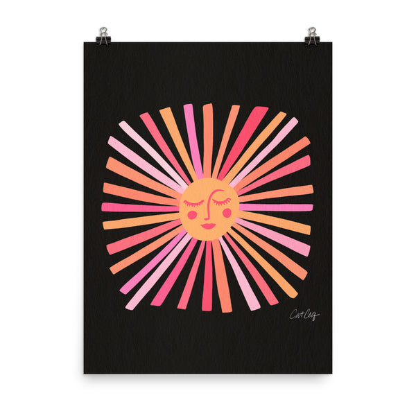 Sunshine – Pink & Charcoal