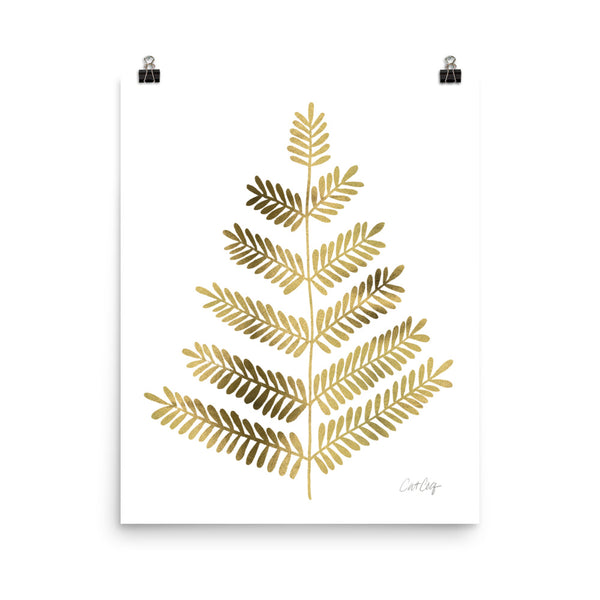 Leaflets – Gold Palette • Art Print