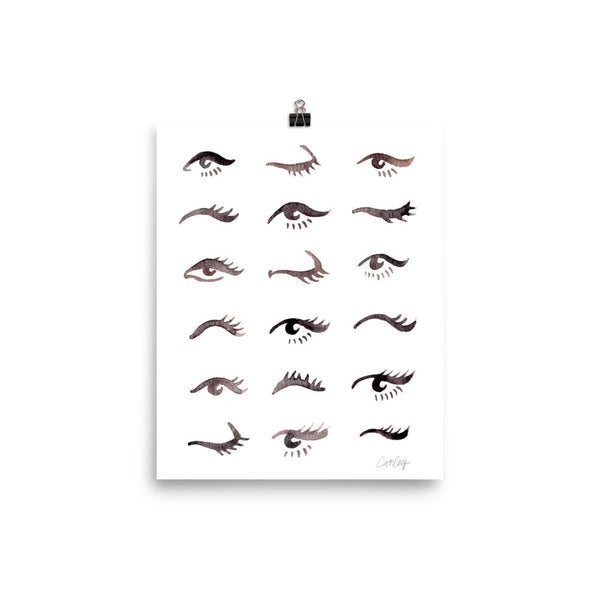 Mascara Envy – Black Palette • Art Print