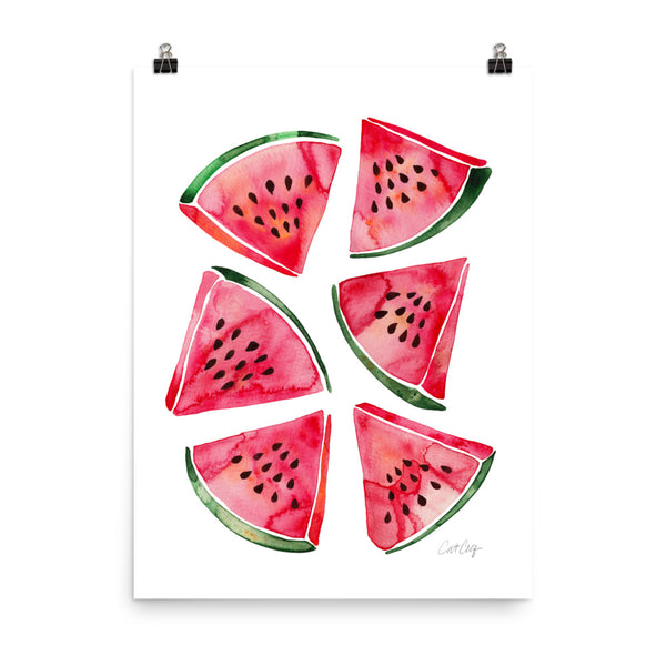 Watermelon Slices • Art Print