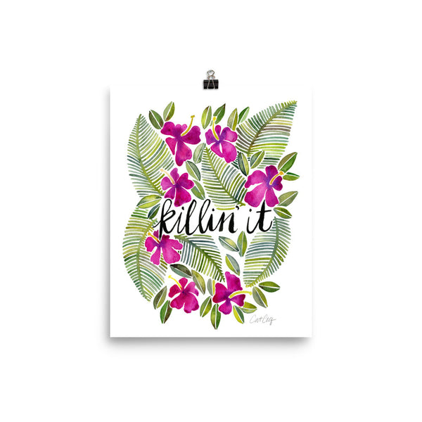 Killin' It – Magenta Palette • Art Print