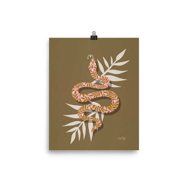 Tropical Serpent - Tan Blush