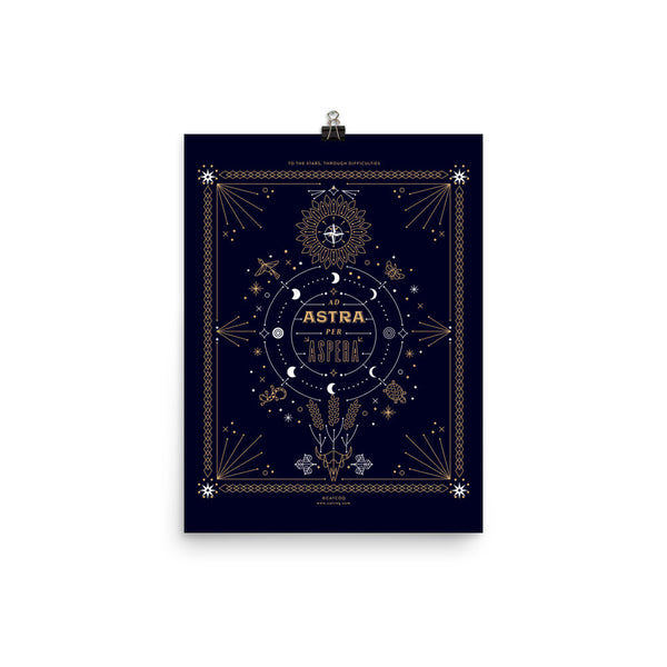 Ad Astra Per Aspera  •  Art Print