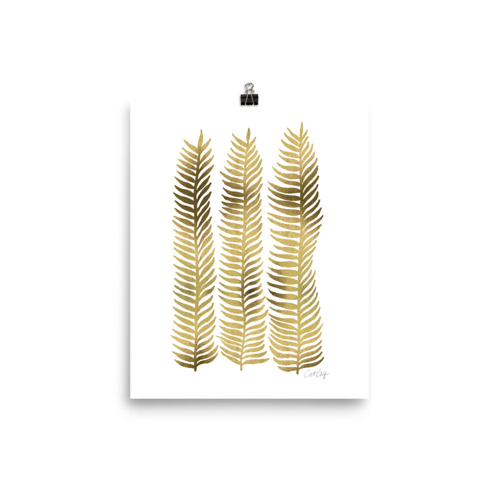 Stems – Gold Palette • Art Print