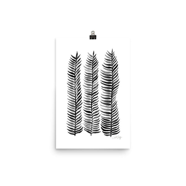 Stems – Black Palette  •  Art Print