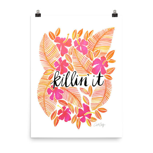 Killin' It – Melon Ombré Palette • Art Print