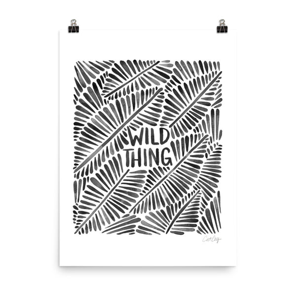 Wild Thing – Black Palette • Art Print