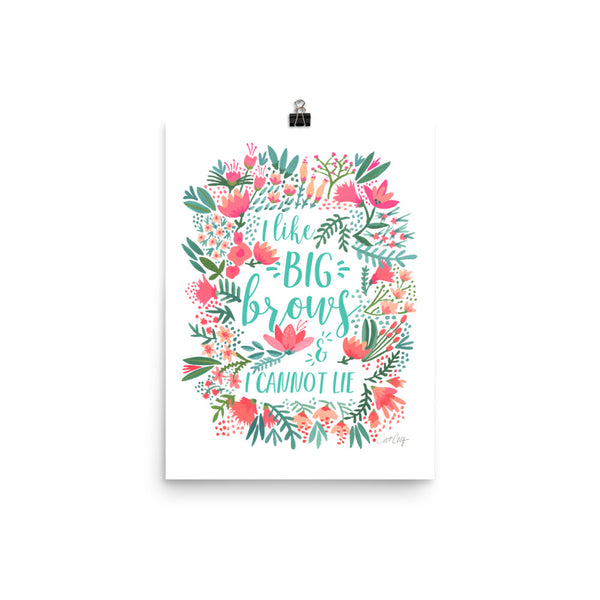 Big Brows – Juicy Palette • Art Print