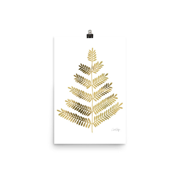 Leaflets – Gold Palette • Art Print