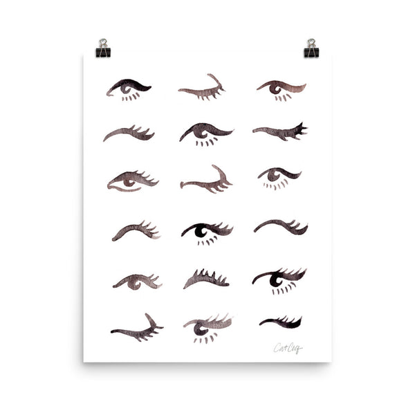Mascara Envy – Black Palette • Art Print