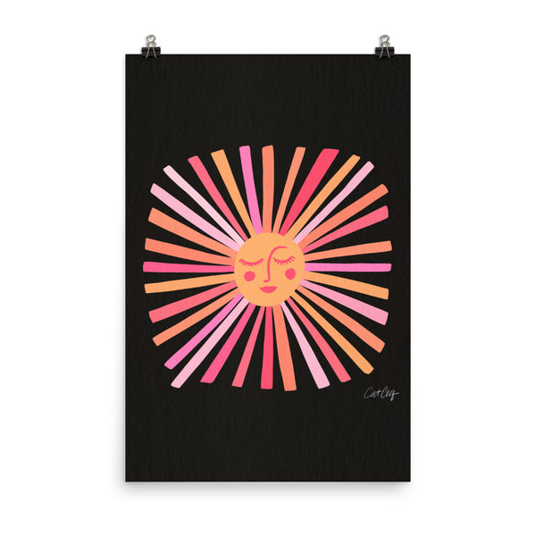 Sunshine – Pink & Charcoal