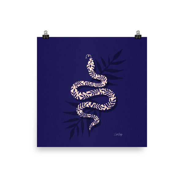 Tropical Serpent  - Cobalt Blush