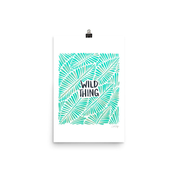 Wild Thing – Mint Palette  •  Art Print