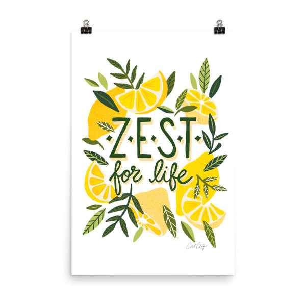 Zest for Life - Yellow White