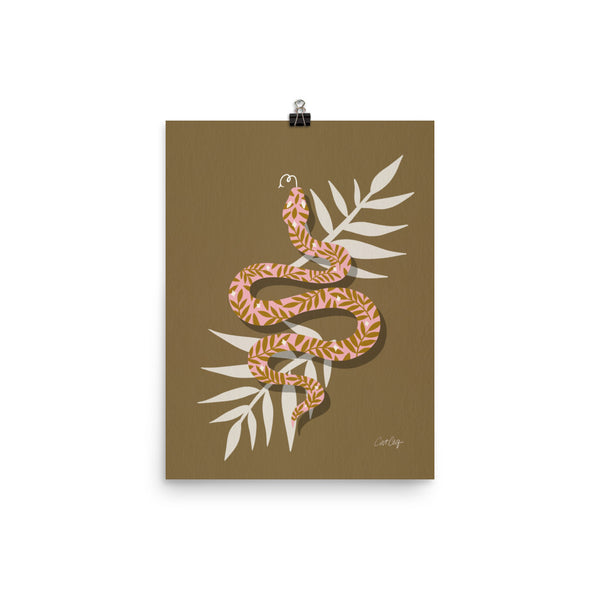 Tropical Serpent - Tan Blush
