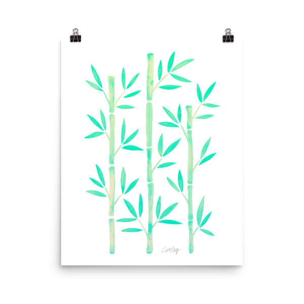 Bamboo – Mint Palette • Art Print