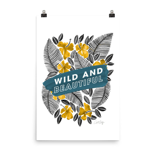 Wild and Beautiful - Yellow and Blue