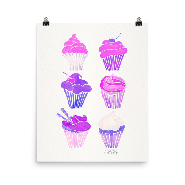Cupcakes – Unicorn Palette • Art Print