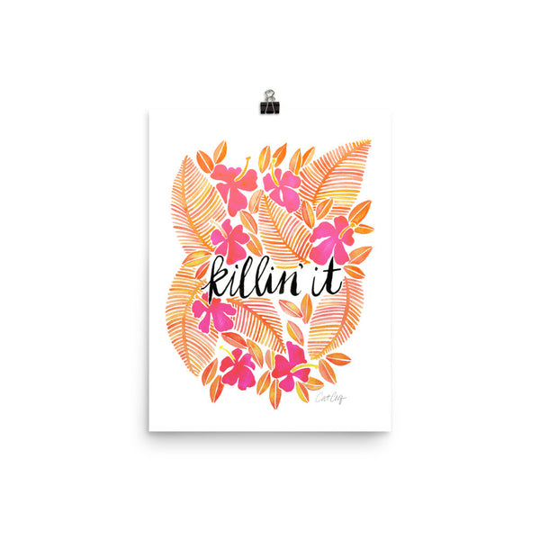Killin' It – Melon Ombré Palette • Art Print