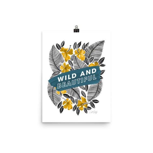 Wild and Beautiful - Yellow and Blue