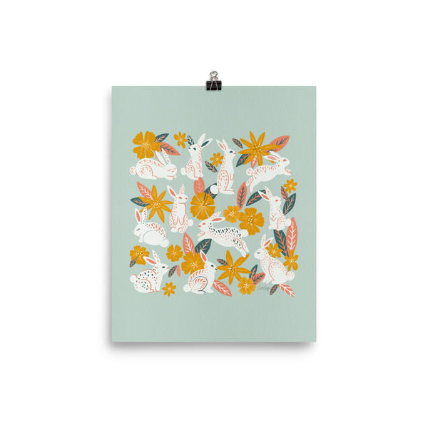 Bunnies and Blooms  - Marigold Blush