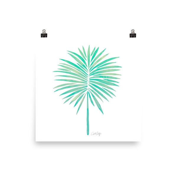 Fan Palm – Mint Palette • Art Print