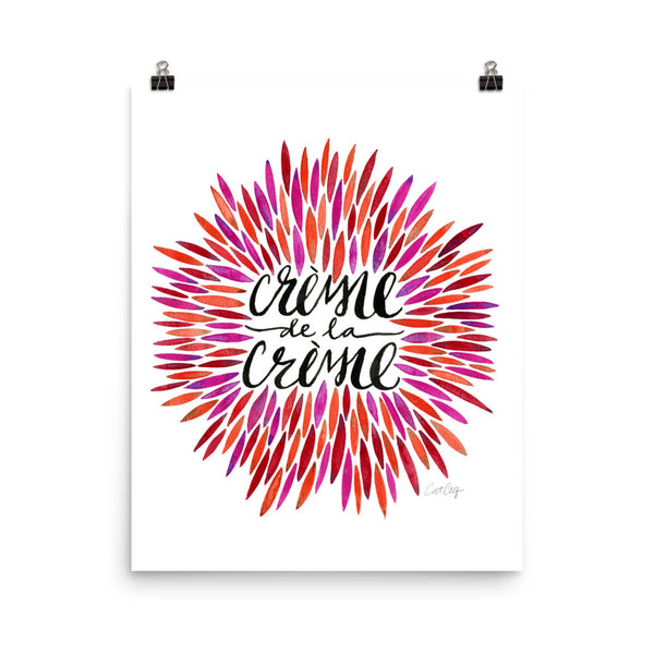 Crème de la Crème – Red Palette • Art Print