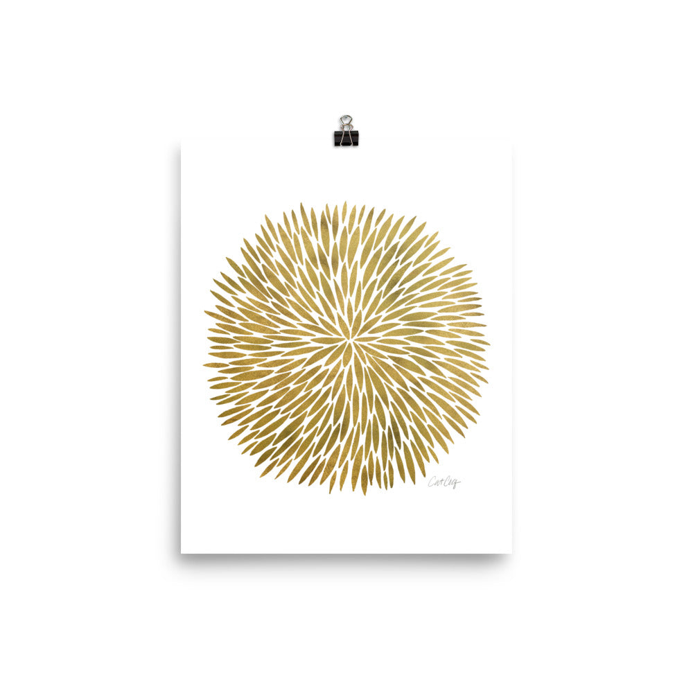 Golden Burst • Art Print