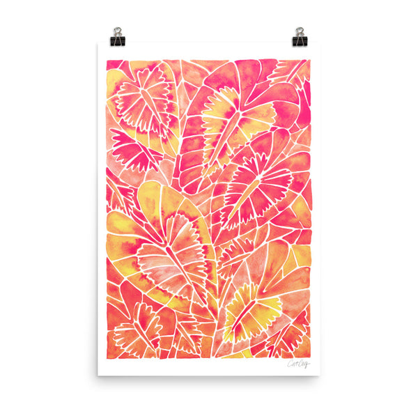 Schismatoglottis Calyptrata – Pink Palette • Art Print