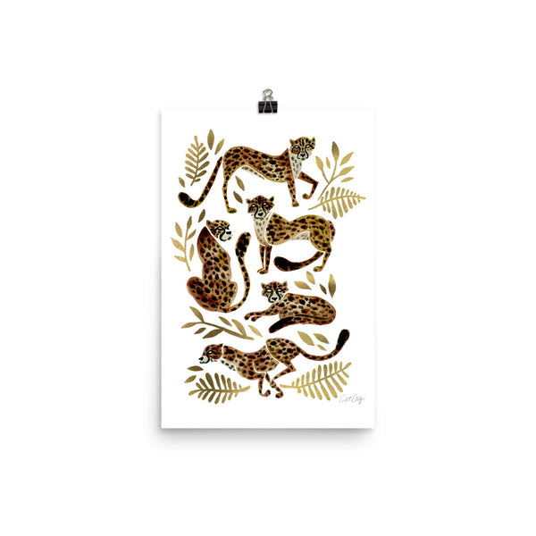 Cheetah Collection - Mocha Gold