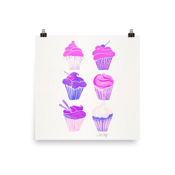 Cupcakes – Unicorn Palette • Art Print