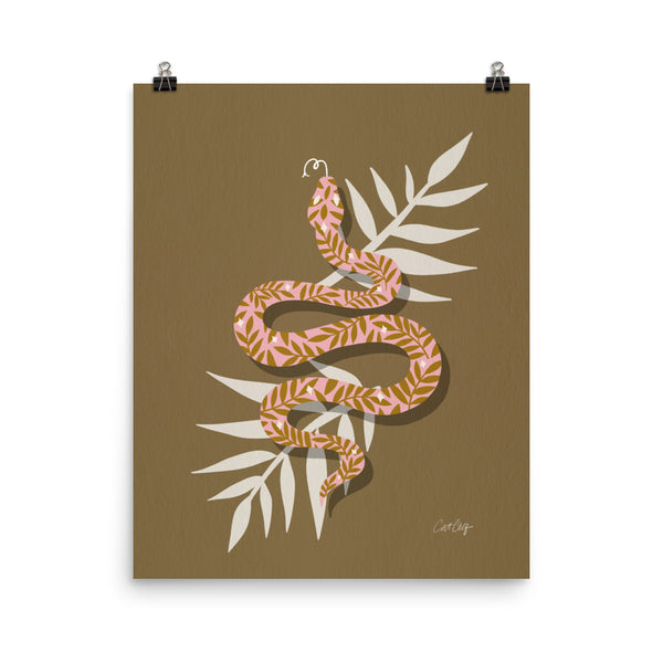 Tropical Serpent - Tan Blush