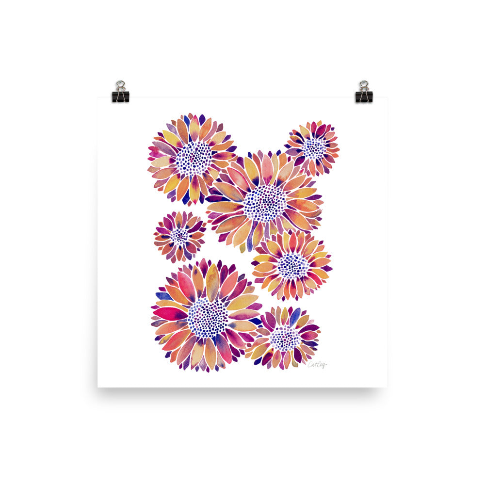 Sunflower Blooms – Vintage