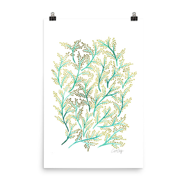 Branches - Green & Gold
