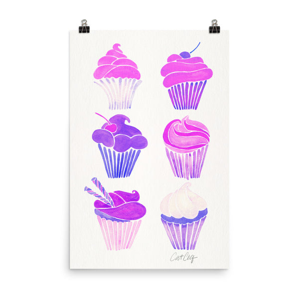 Cupcakes – Unicorn Palette • Art Print