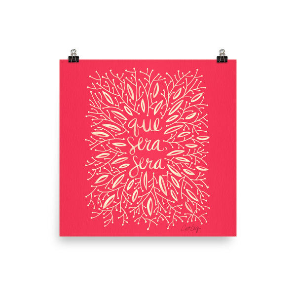 Whatever Will Be, Will Be – Illustrated Melon Palette • Art Print