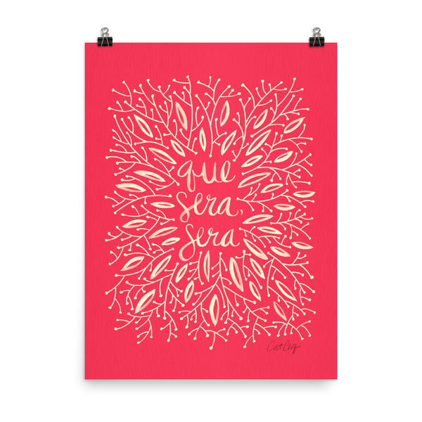 Whatever Will Be, Will Be – Illustrated Melon Palette • Art Print