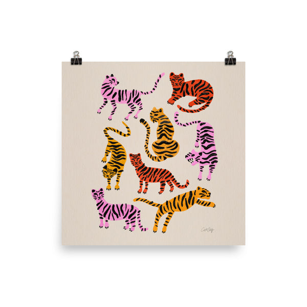 Tiger Collection - Pink & Yellow