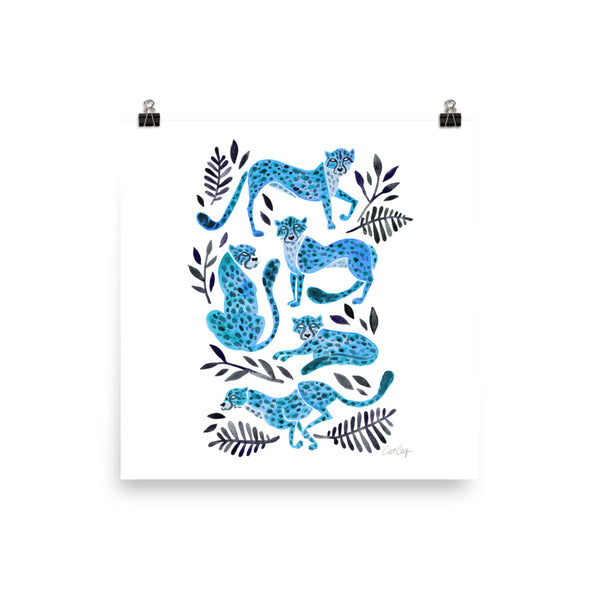 Cheetah Collection  - Blue