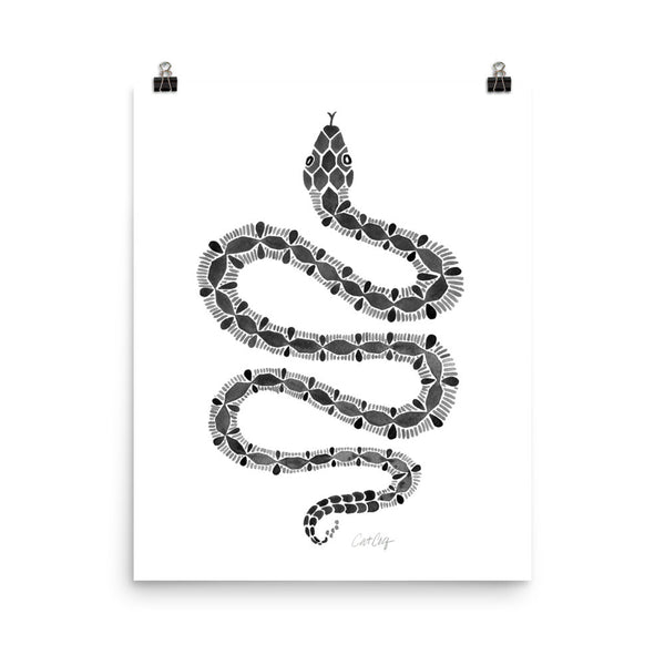 Serpent – Black Palette • Art Print