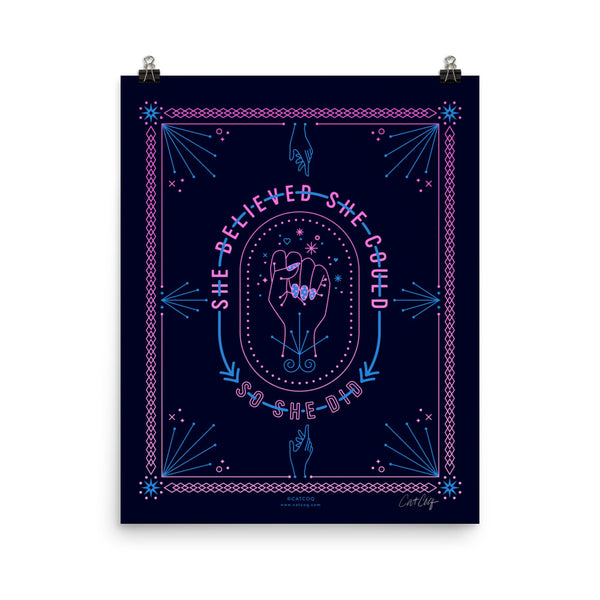 She Believed – Intergalactic Palette • Art Print
