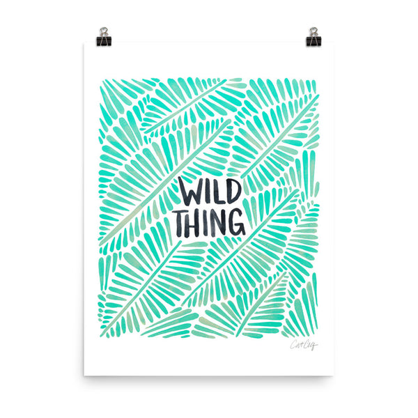 Wild Thing – Mint Palette  •  Art Print