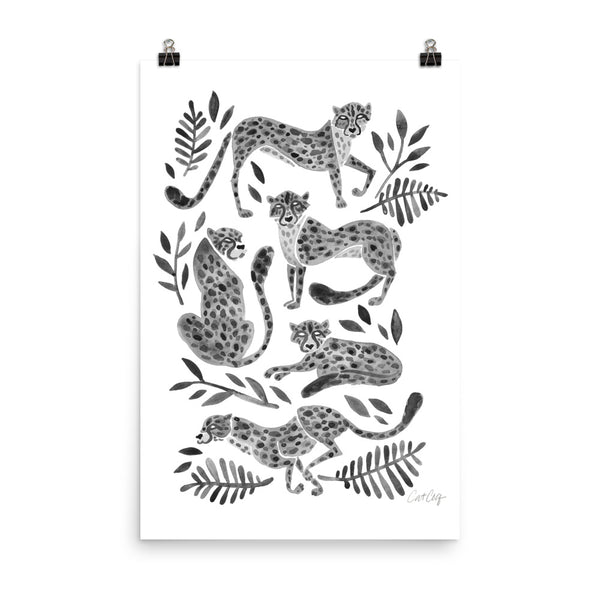 Cheetah Collection - Black