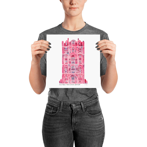Hawa Mahal – Pink Palace of Jaipur, India • Art Print