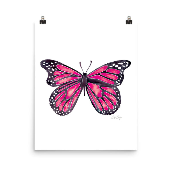 Butterfly – Pink Palette • Art Print
