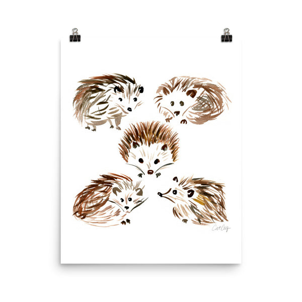 Hedgehogs • Art Print