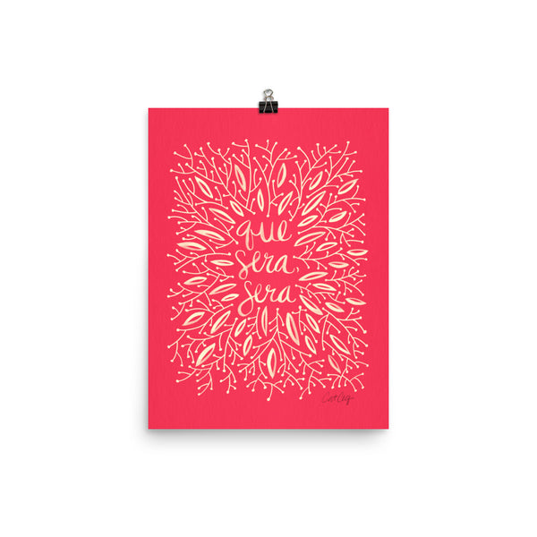 Whatever Will Be, Will Be – Illustrated Melon Palette • Art Print