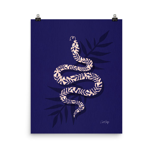 Tropical Serpent  - Cobalt Blush