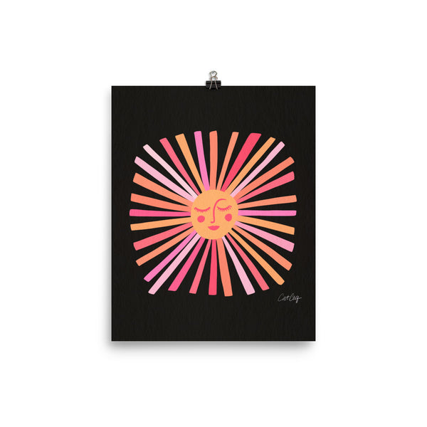 Sunshine – Pink & Charcoal